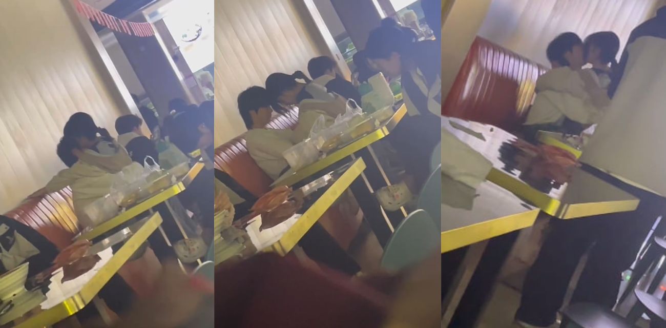 湖南职业技术学院餐厅门事件 小情侣光天化日餐厅做爱 性爱魔力让校园饭堂成战场