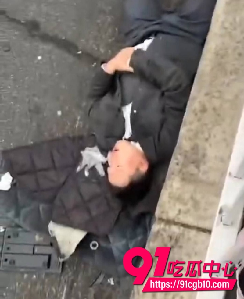 京中央门立交桥轿车冲人行道核爆2