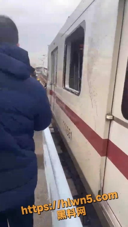 上海地铁11号线附近工地上的塔吊入侵线路 导致地铁出车祸 这人得怎么样才能捅这么大篓子啊!