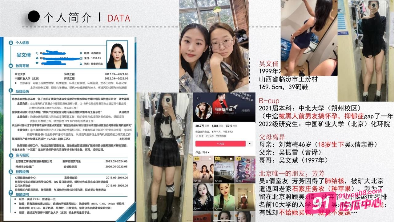 中国矿业大学大瓜 校园鸡 吴文倩 学术造假 50页PPT讲诉事件全过程 配图5