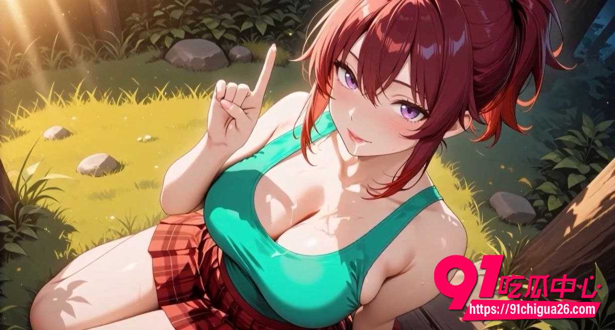 3D动漫 红发马尾女孩草地被操到腿软 浓稠精液喷满肚子裙子 她还抬腿给你夹鸡巴！