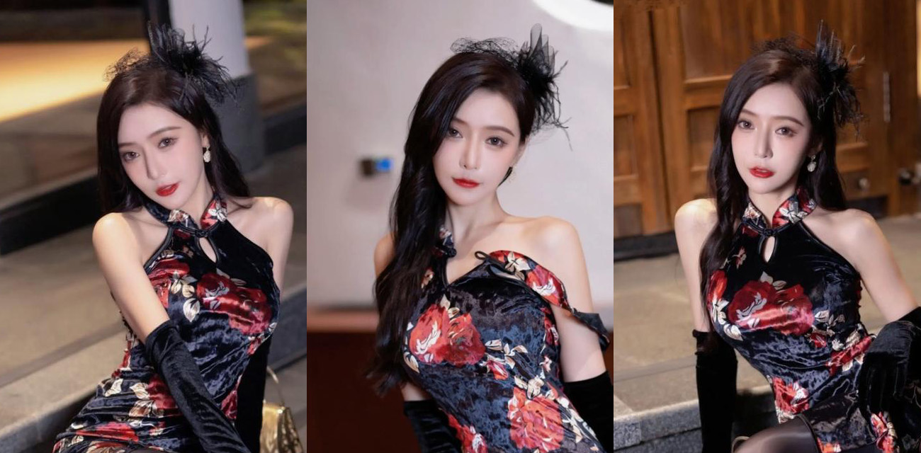 B站ASMR声控博主白鹿姬 会员定制黑丝骚喘福利 性感旗袍美腿极致诱惑