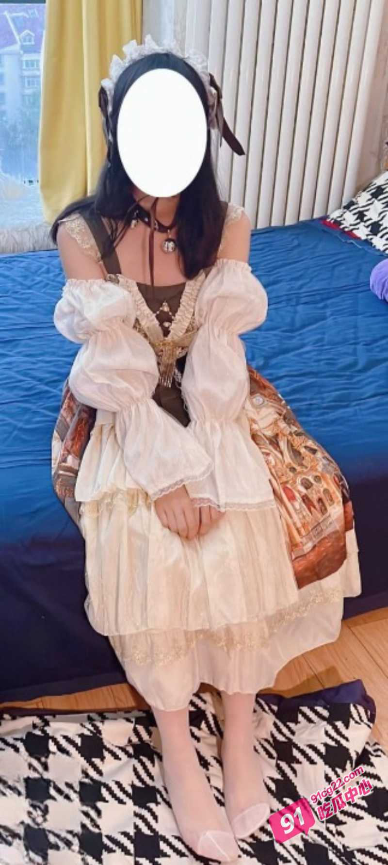 兄妹乱伦之妹妹的洛丽塔诱惑 暴力抽插粉红制服妹妹的粉穴！ 配图8