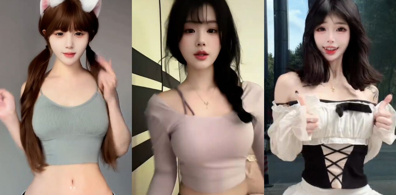 抖音网红骚舞合集 妮老师蛋挞酱Spritee91等10大女神托胸狂摇手势舞 巨乳晃到眼晕!
