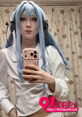cosplay蓝发双马尾7