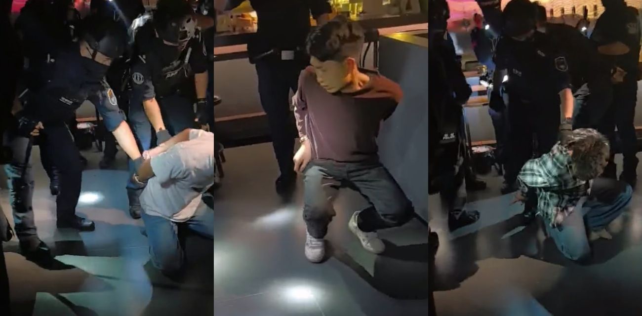精神小伙酒吧喝酒装B闹事袭警 直接把特警队伍招来了 现场视频曝光