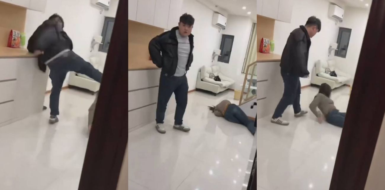 江西宝妈炒白银爆仓亏几十万 老公当场暴怒家暴 女人倒地爬行哭喊求饶！
