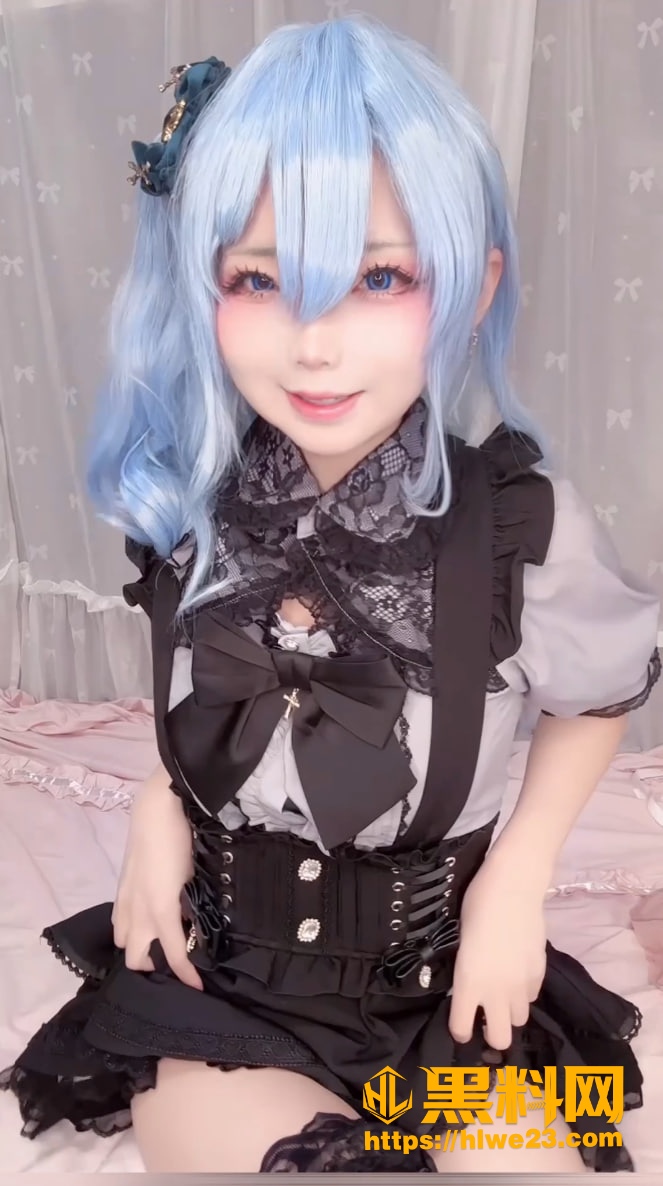 日本知名coser ChuChuMagic cos 星街彗星 骑乘道具高潮浪叫 白浆流了一地
