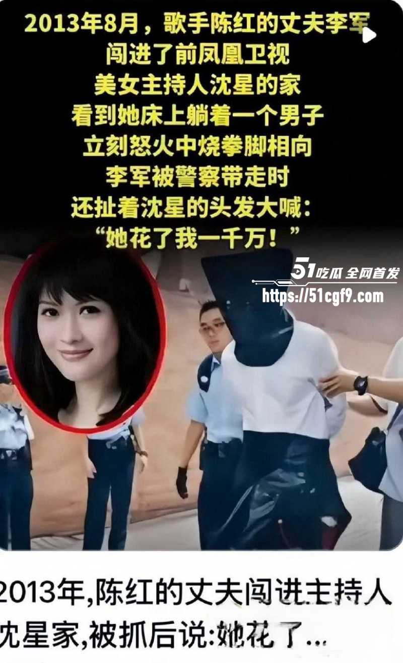 内娱女歌星陈红与前夫李军出轨丑闻08