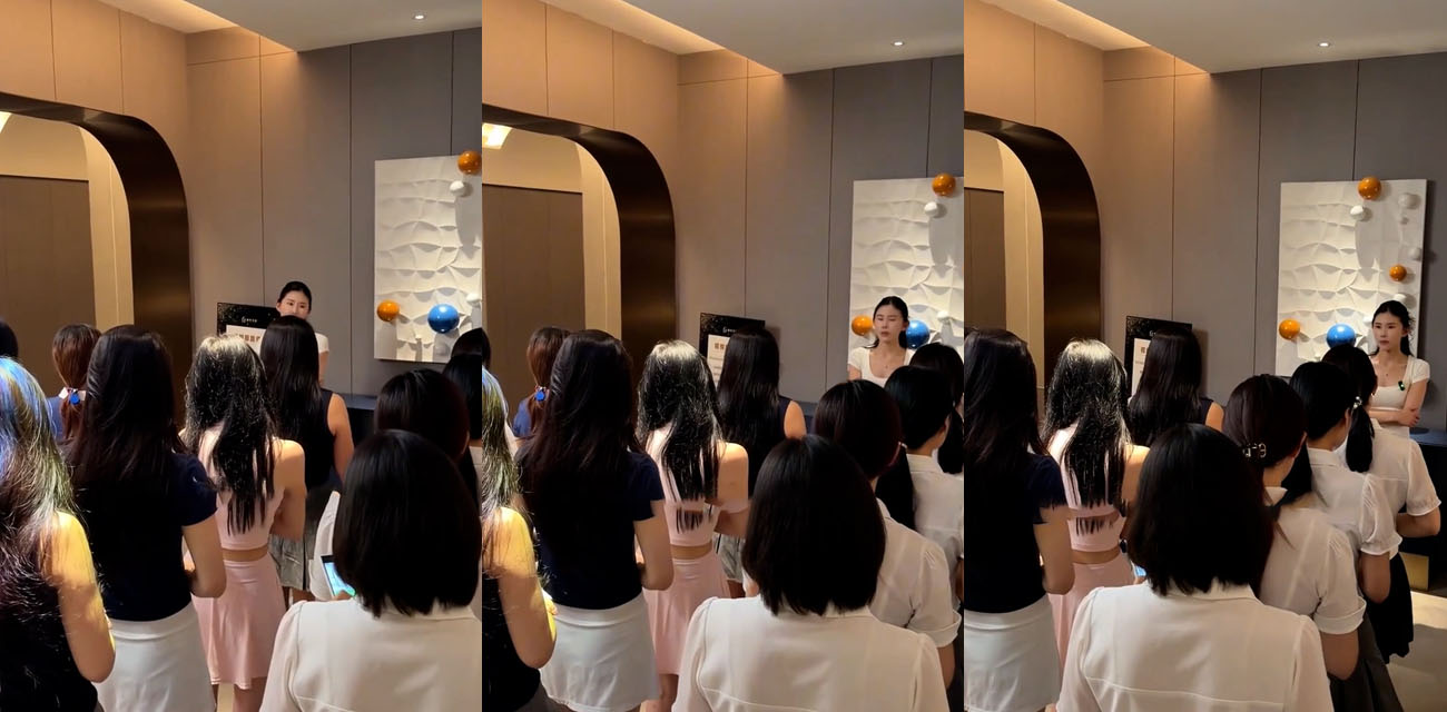 按摩会所内部女技师培训画面曝光 女主管现场教学如何跟长期客户 提出想在一起的要求
