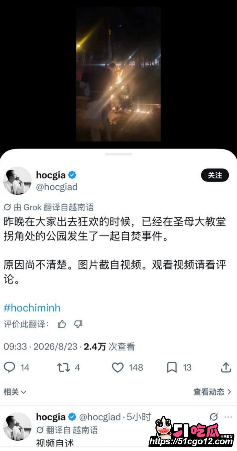 越南圣母大教堂自焚事件 1