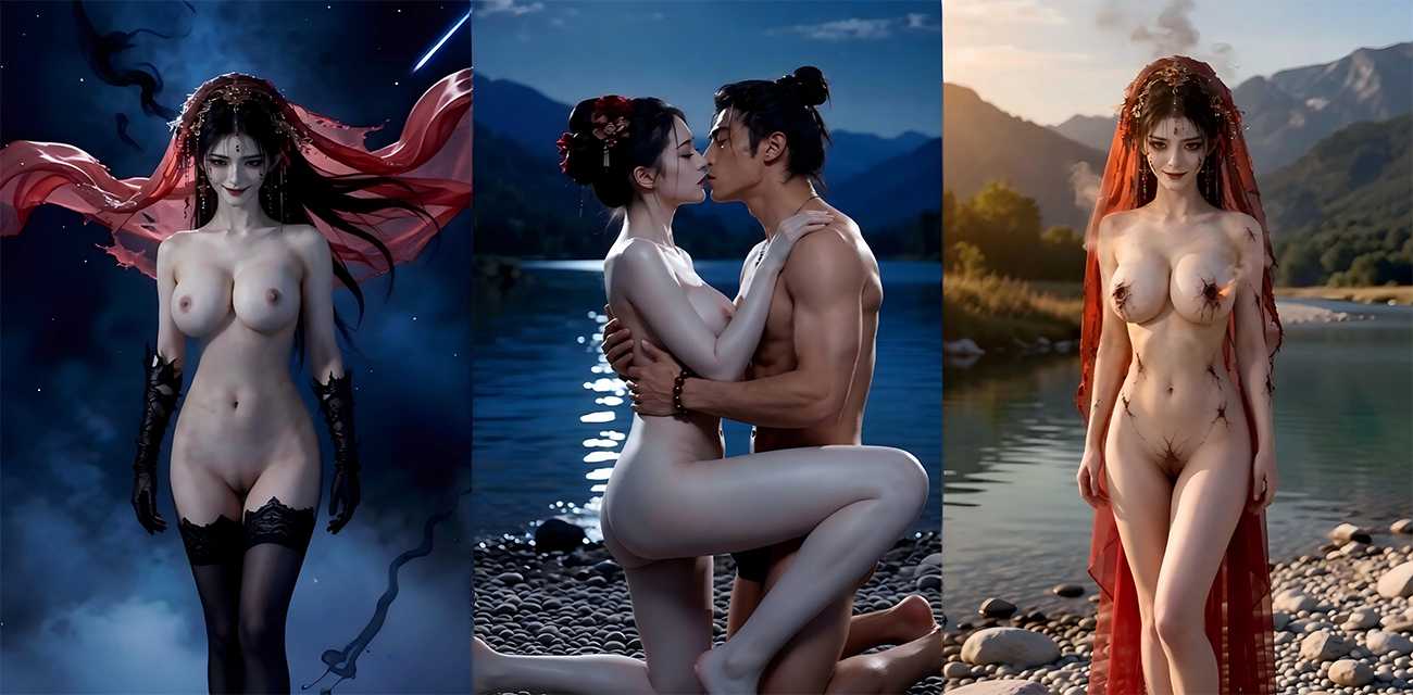 AI成人短剧 茅山秘书 第1集 道士被僵尸新娘魅惑 无套做爱吸食阳气！