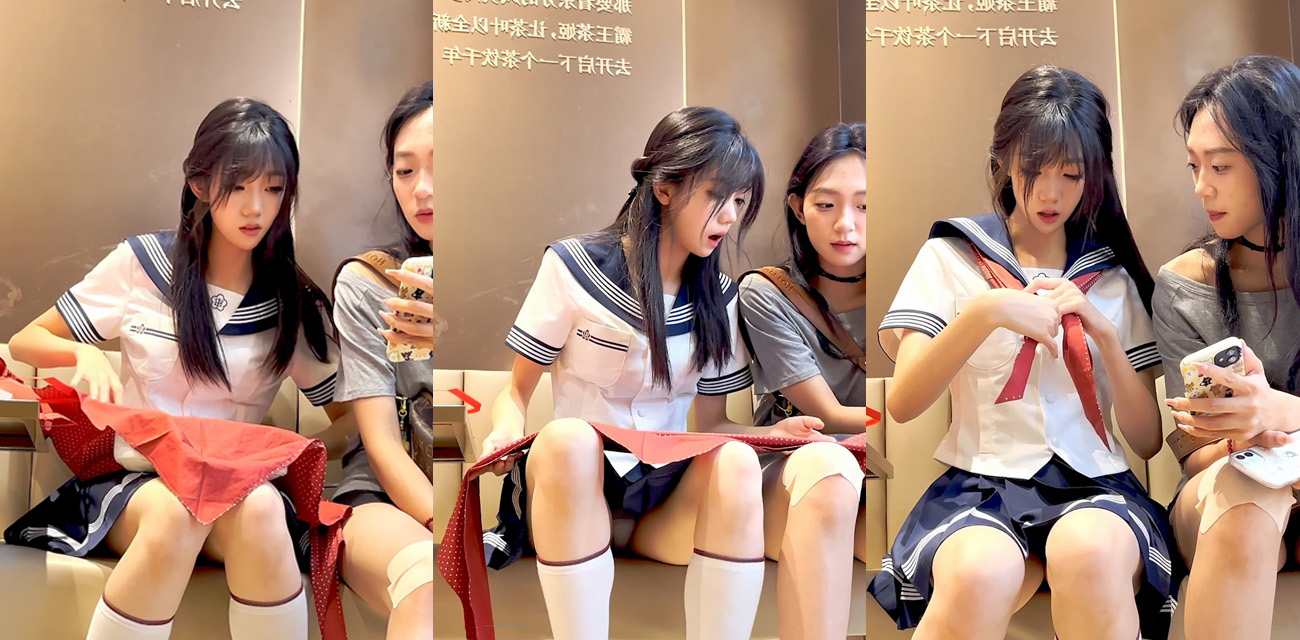 抄底大神KFC商场尾随偷拍JK小仙女 小母狗跟闺蜜的美腿蜜桃臀全都被拍照曝光