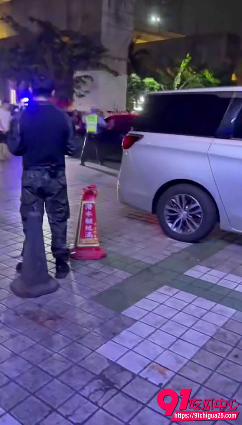 海口夜市男子驾驶轿车撞人  2