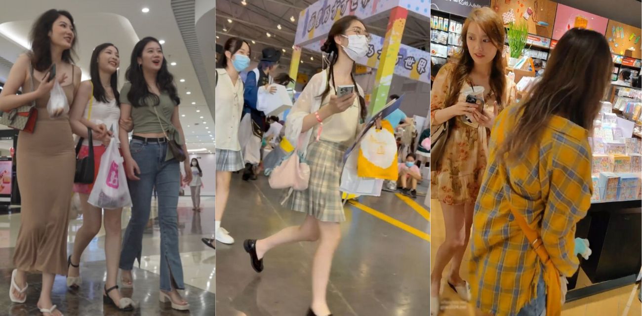 商场抄底各种美女 高冷模特 清纯女神 可爱萝莉 一网打尽！