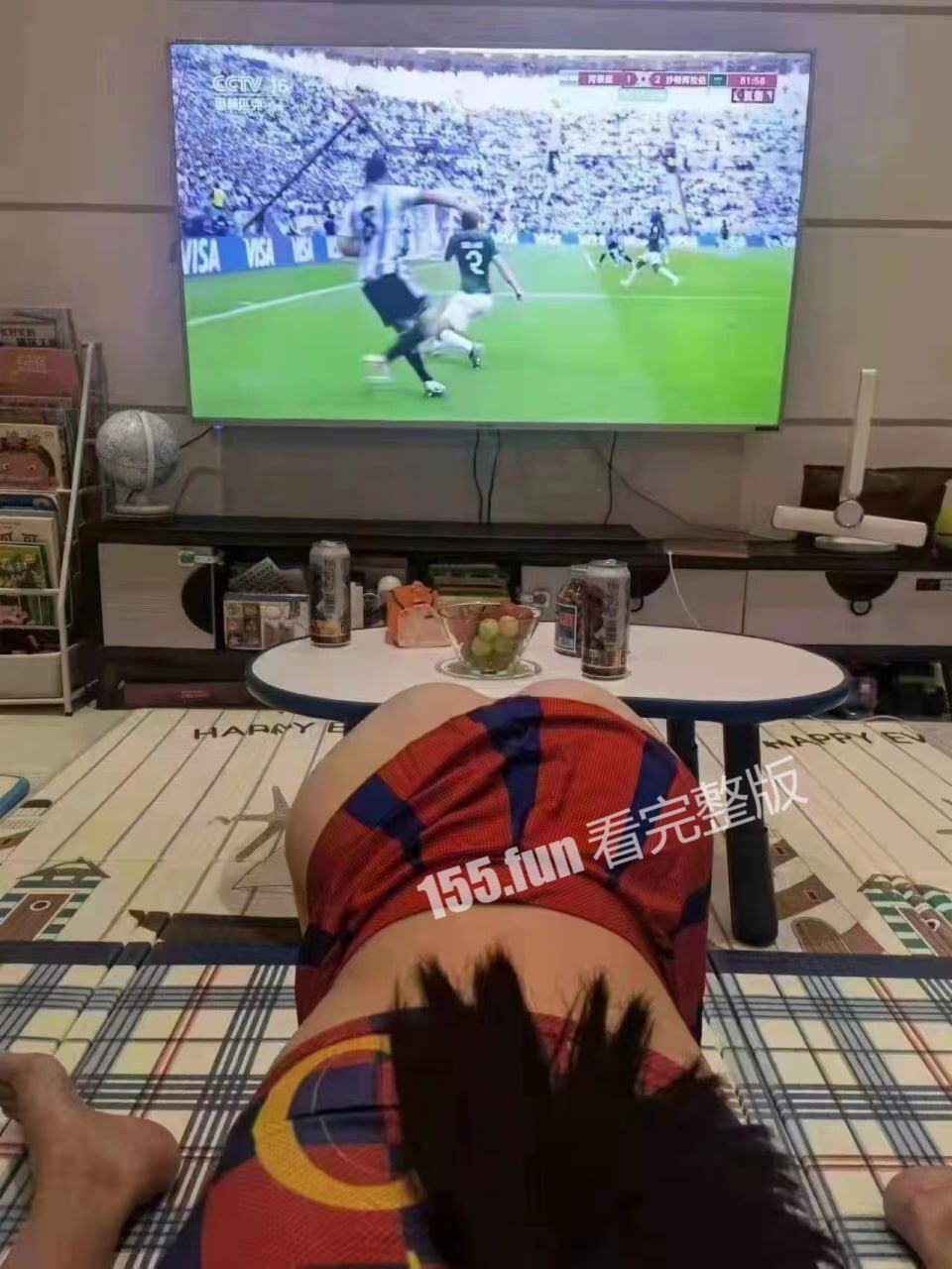 世界杯女球迷漏奶庆祝合集 大家一起看波~