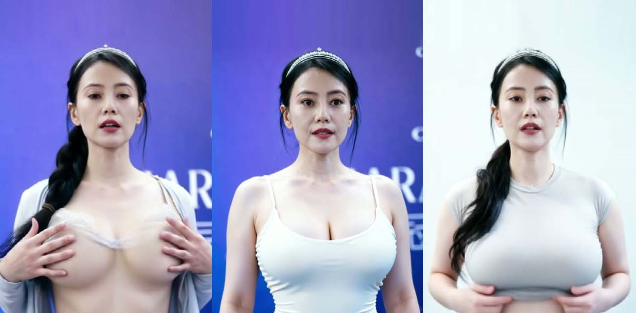 AI恶搞高圆圆 成熟美人全裸 自己主动骑乘摇腰把鸡巴吃到最深美乳甩到飞起