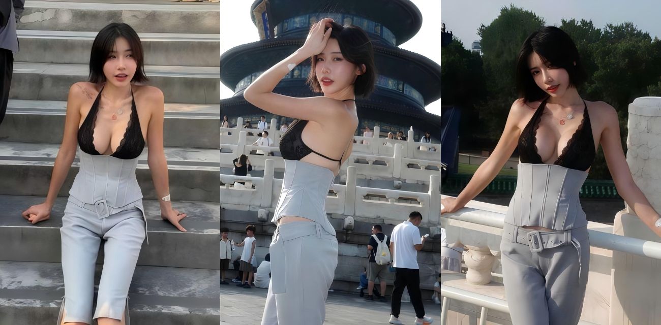 台湾网红 Helen 北京天坛打卡事件 网黄身份被曝出 大灯照亮祈年殿 千年古都美名传!