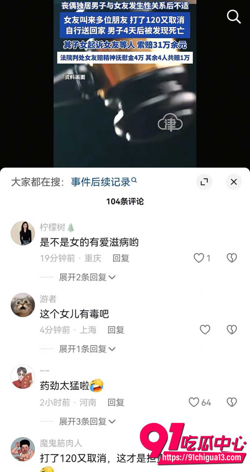 66岁大爷激战4天离世事件 4 66岁大爷激战4天离世事件 4