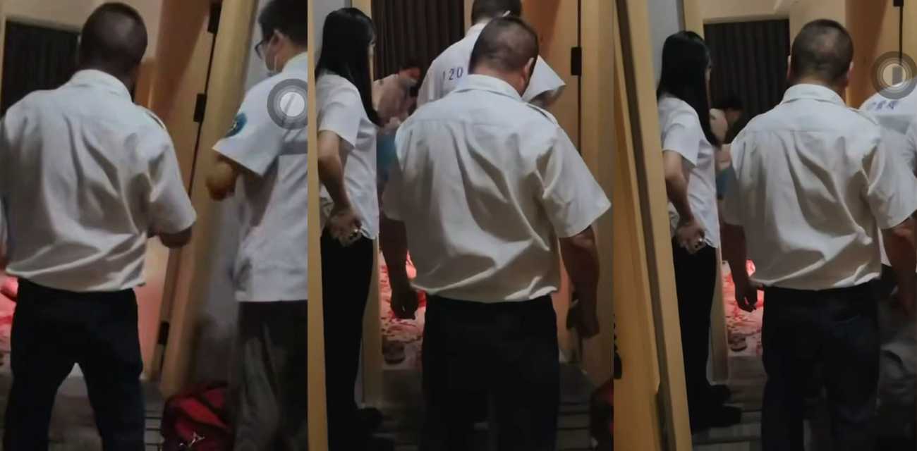 成都文理学院情侣酒店喋血 女子狠抹男友脖子满地鲜红 现场画面流出！