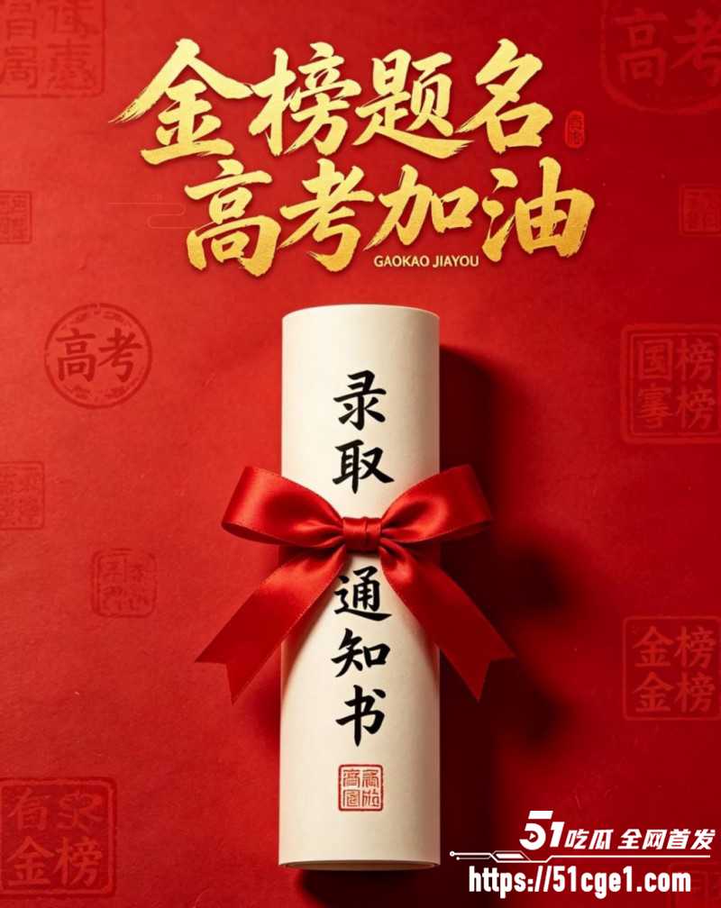 祝福高考生 高考加油金榜题名 爆分逆袭人生开挂 暑假狂欢吃瓜等你来!