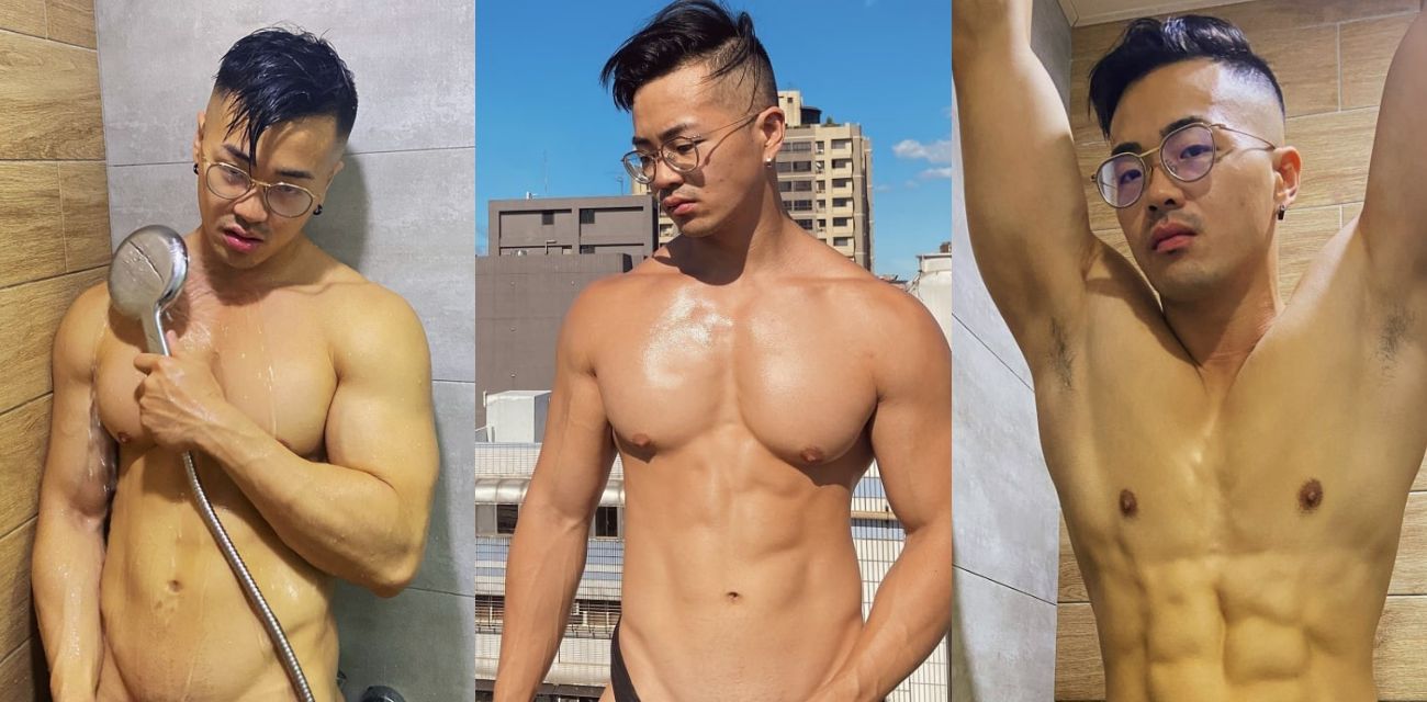 台湾男同何政谚与女粉丝户外边骑车边做爱 冒着翻车的风险更增添乐趣!