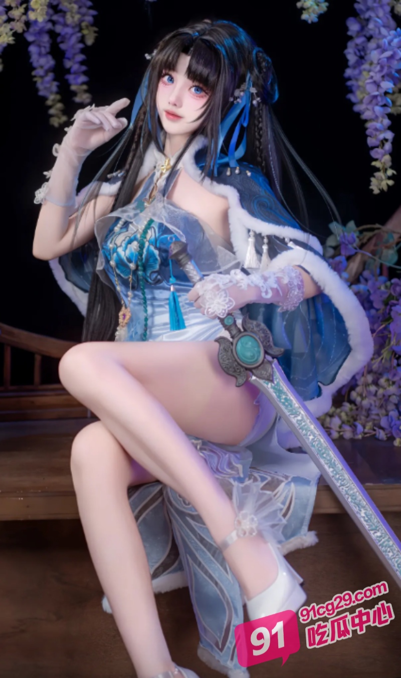 美女cos永劫无间顾清寒与游戏网友约炮 裸足足交白虎嫩穴实在诱人! 配图2