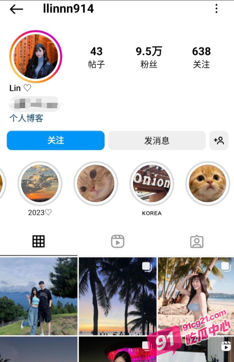 IG网红llinnn914 光鲜亮丽的生活背后 也是一条渴望鸡巴的骚货！ 配图8