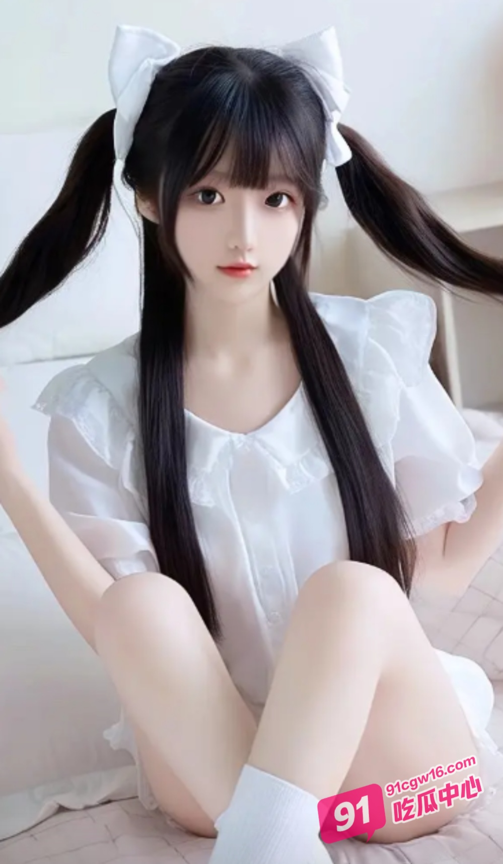 双马尾清纯小萝莉乔乔下海直播 白到出水的高颜值嫩妹你见过吗？
