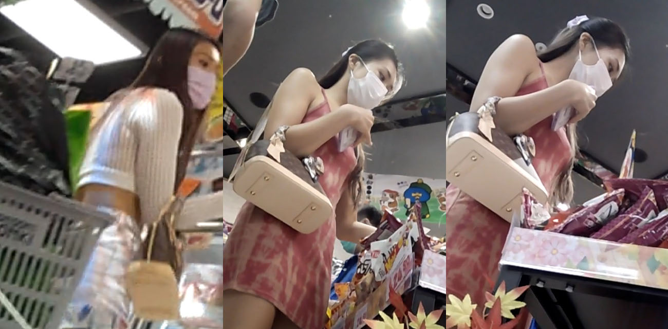 商场抄底合集 各色美女春光乍泄 令人大饱眼福!