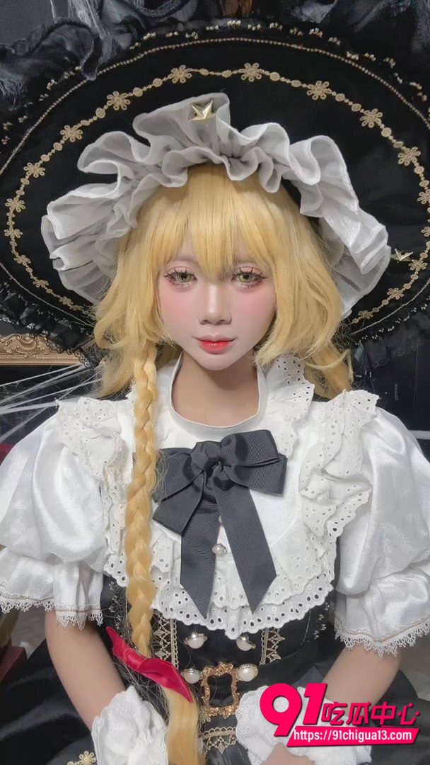 PoppaChan新作Cos雾雨魔理沙 大胆擦边写真诱惑升级