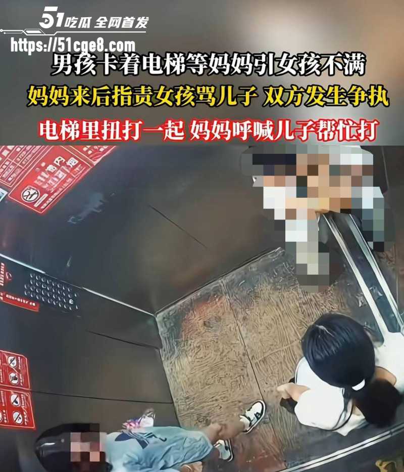 湖北仙桃电梯打人事件06