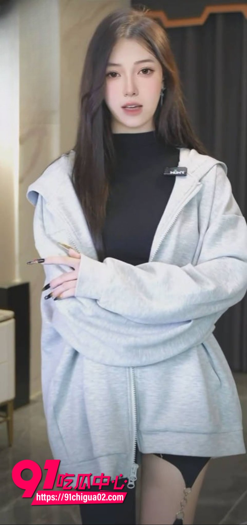 抖音高颜值御姐嫚颜腾讯会议裸舞福利2