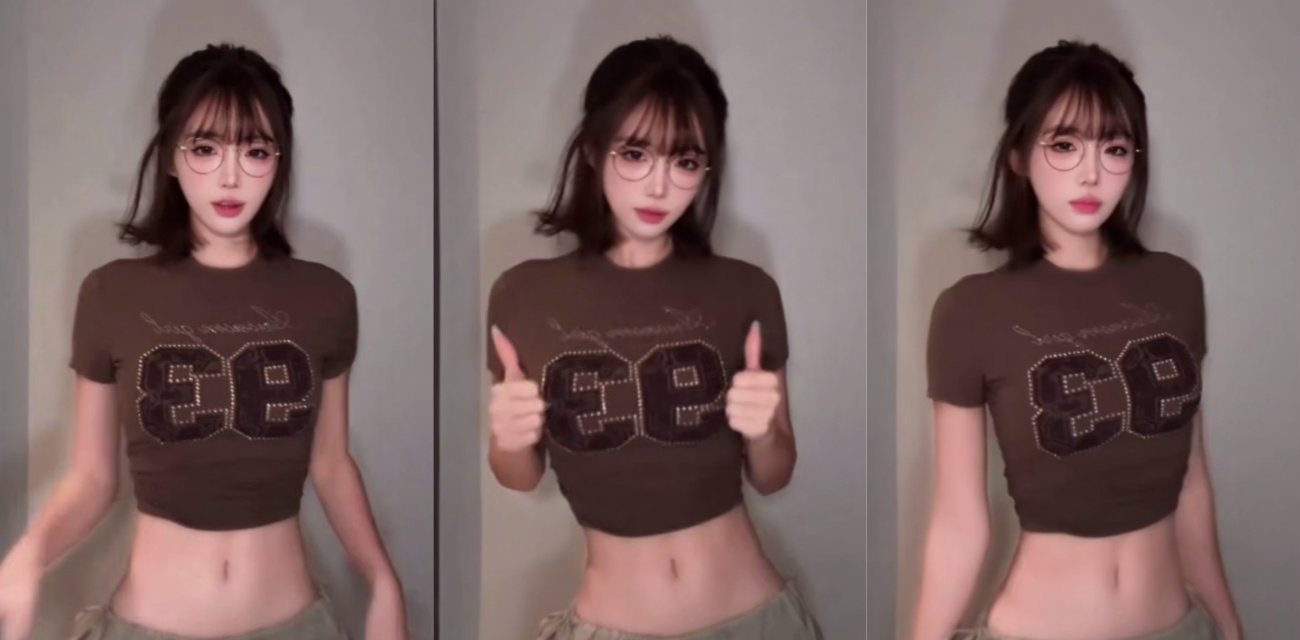 抖音清纯网红蛋挞小屁孩AI脱衣PMV 眼镜妹大尺度无码完整版