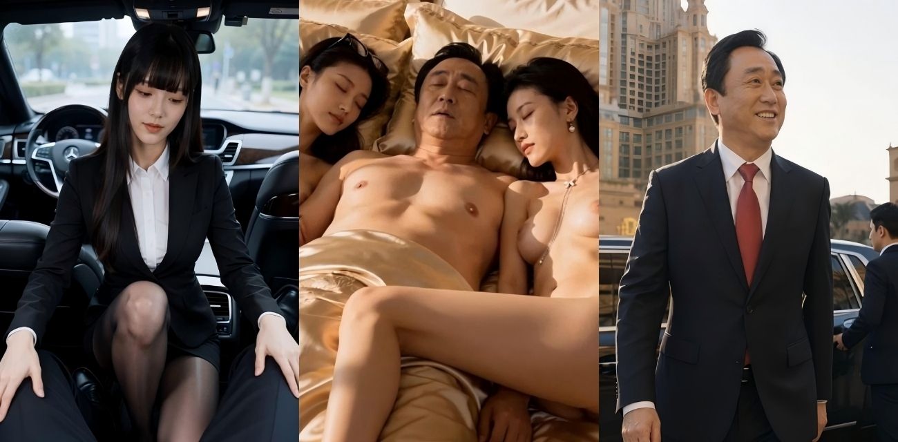 51魔改短剧 体验许家印的一天 睁眼便是左拥右抱 性感女秘书跪舔侍奉!