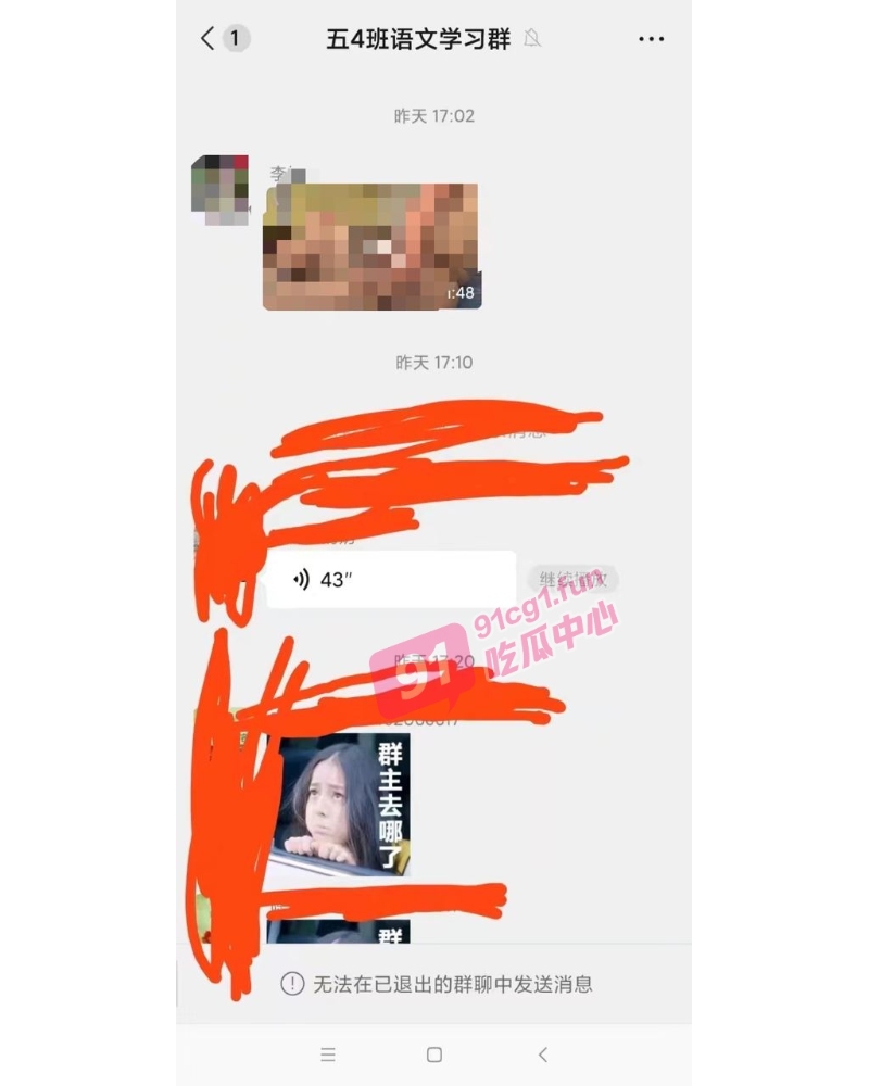 河南信阳淮滨县 新里镇中心学校 家长班级群发布不雅视频 目前已被带走